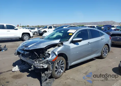 2017 Honda Civic Ex from USA, damaged, VIN 2HGFC2F76HH556453